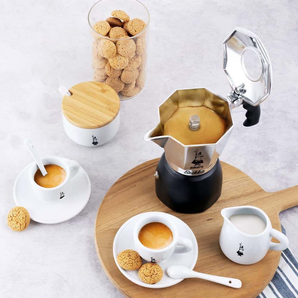 Bialetti Brikka Moka Pot — official manufacturer photography