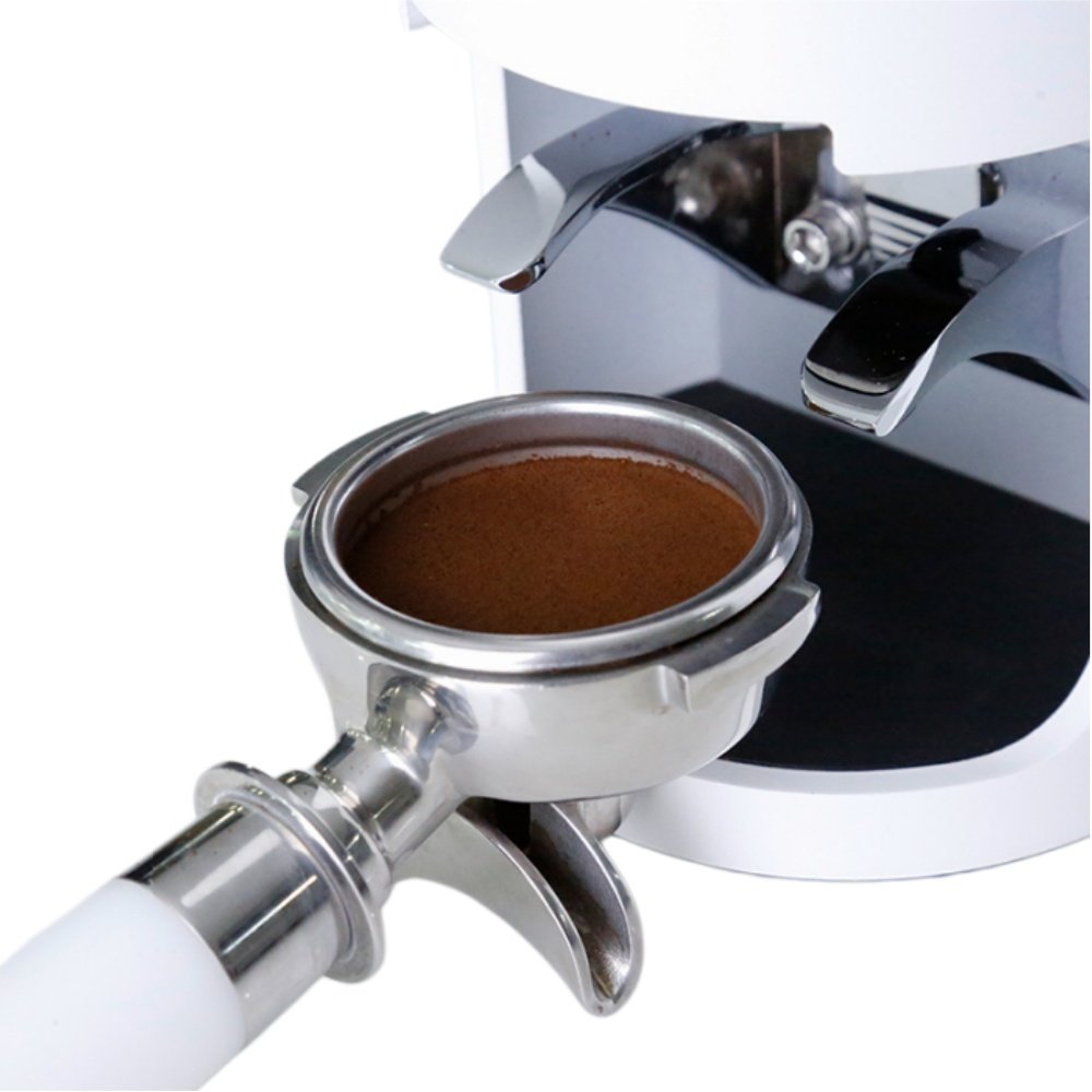 EXRIMA Precision Self-Leveling Espresso Tamper — CNC auto-leveling tamper, verified OEM photo