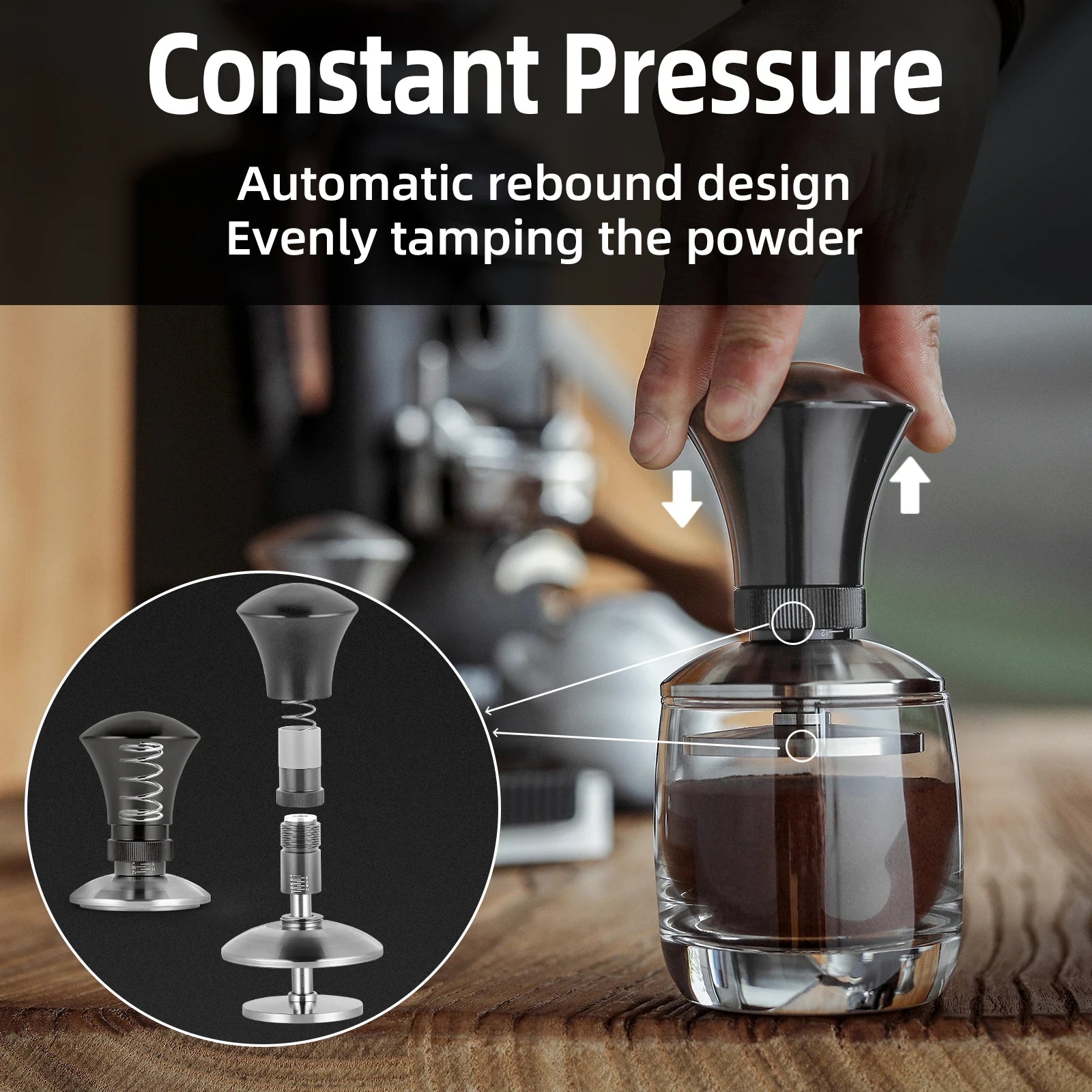 MHW-3BOMBER 30 lb Constant-Pressure Calibrated Tamper