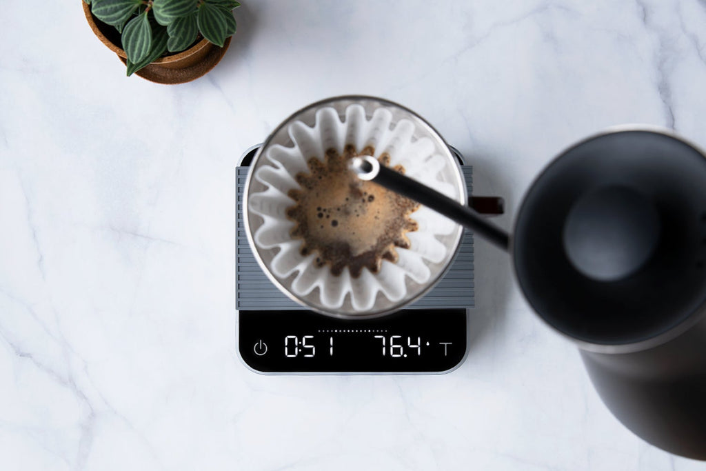 Acaia Pearl Brewing Scale — display detail