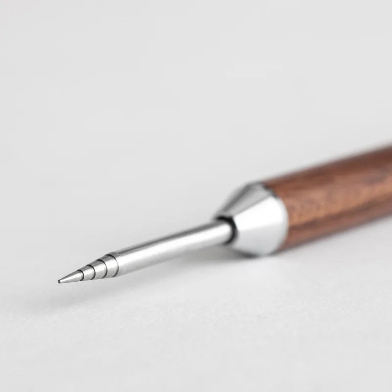 CAFEDE KONA Latte-Art Needle Pen Set, wooden handle
