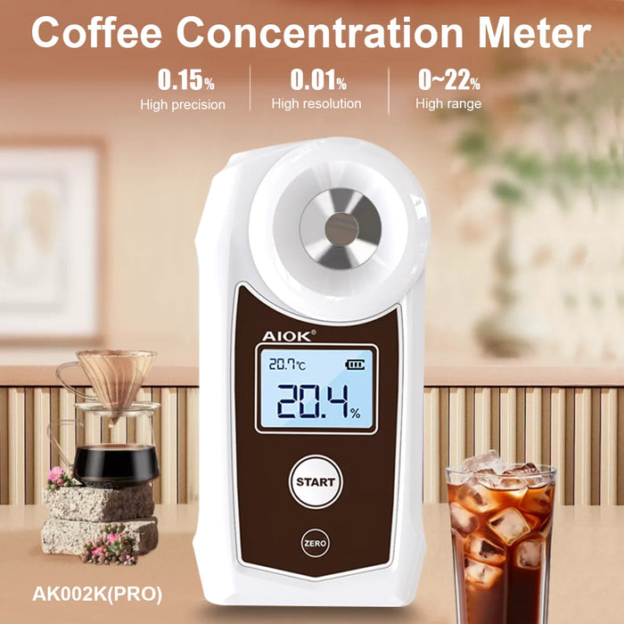 AIOK Coffee Refractometer / TDS Meter IP67