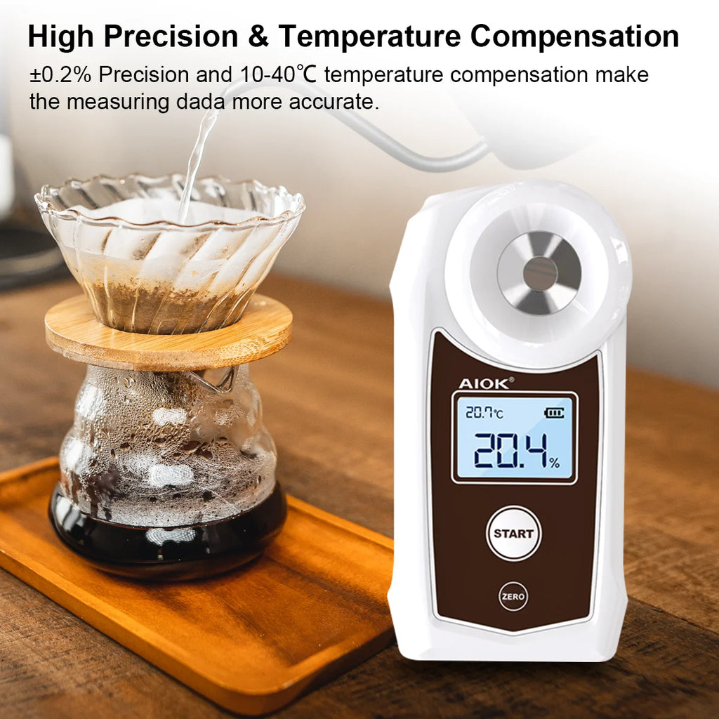AIOK Coffee Refractometer / TDS Meter IP67