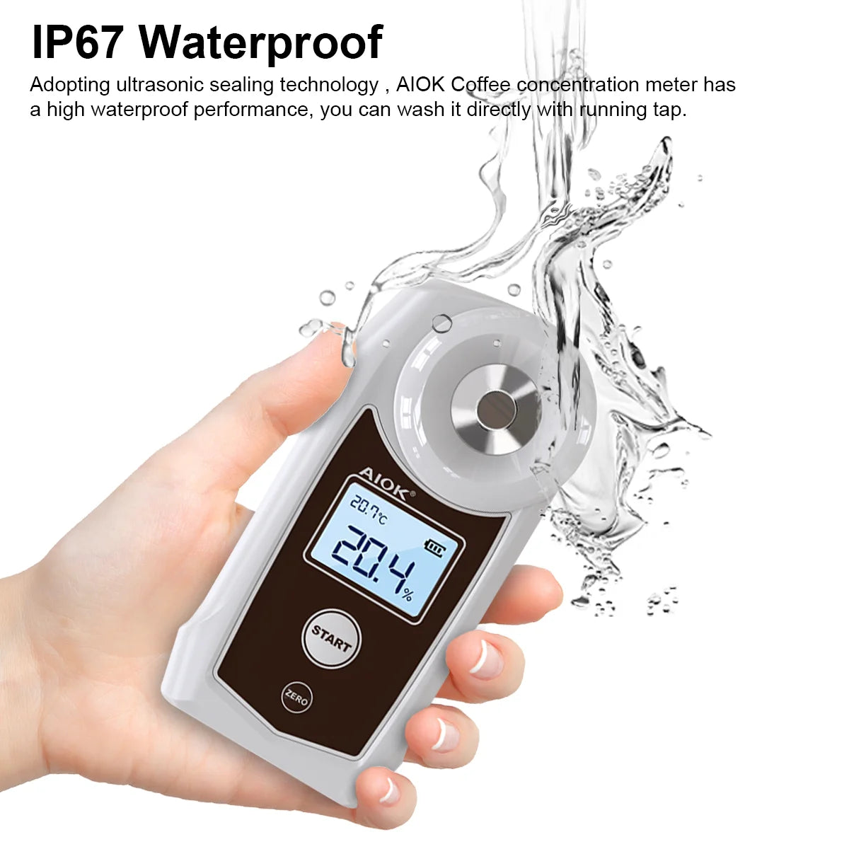 AIOK Coffee Refractometer / TDS Meter IP67