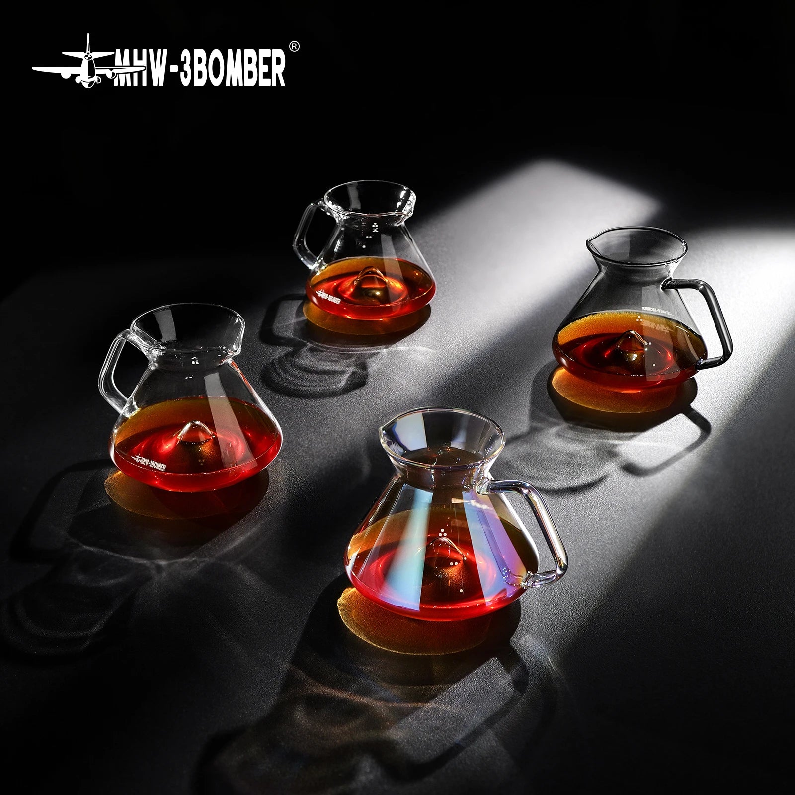MHW-3BOMBER Pour-Over Glass Server 360/600 ml