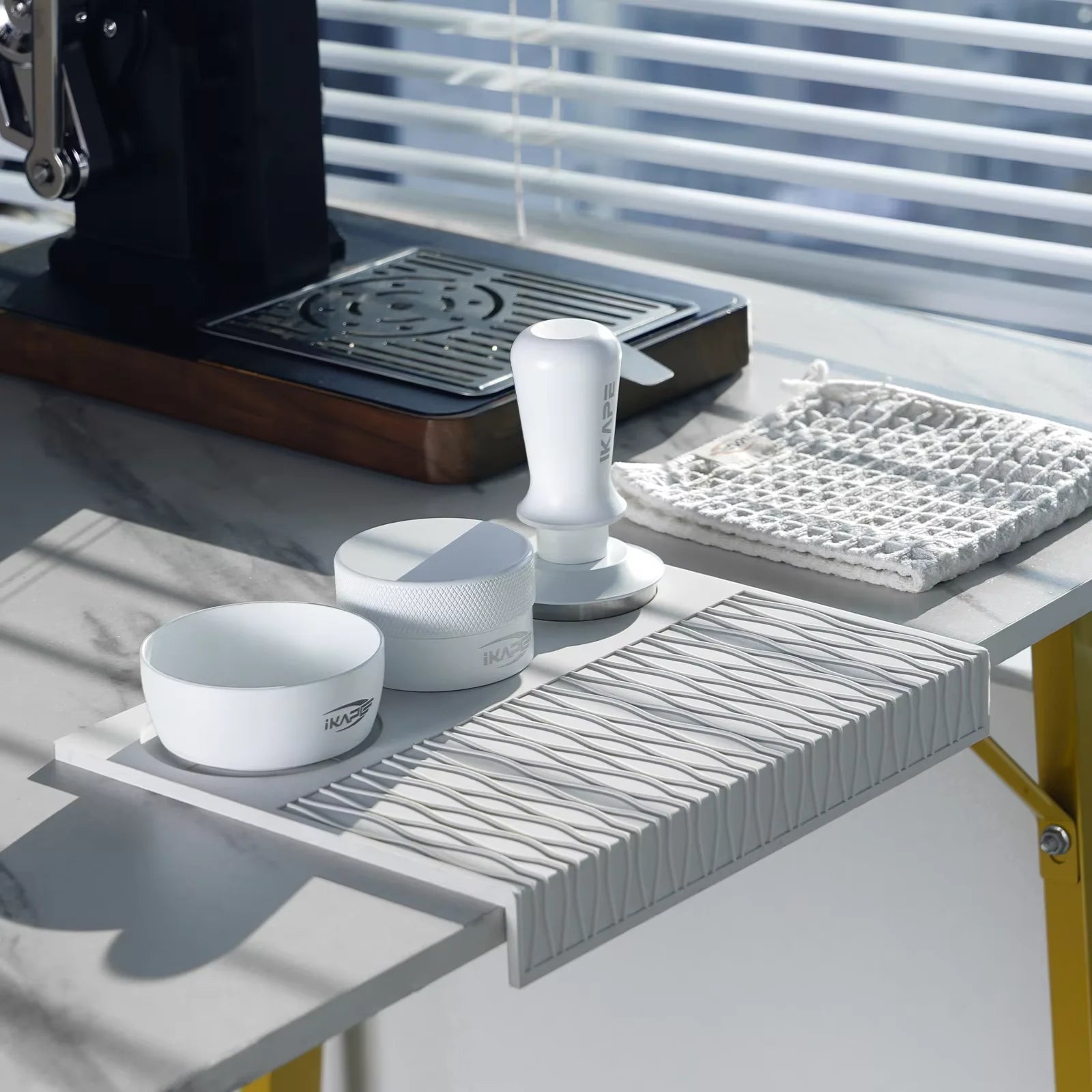 IKAPE 6-in-1 Espresso Accessory Kit, white