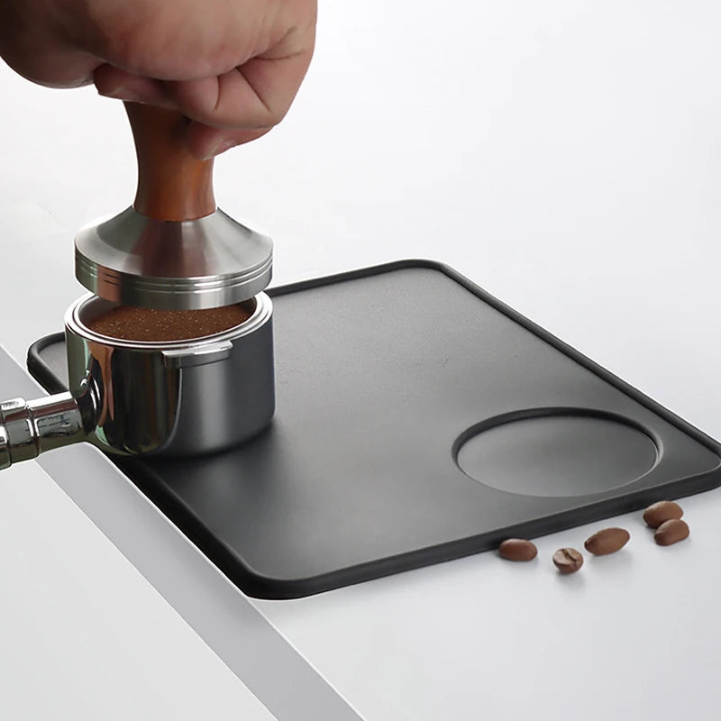 Anti-Slip Silicone Tamping Mat, food-grade, corner design