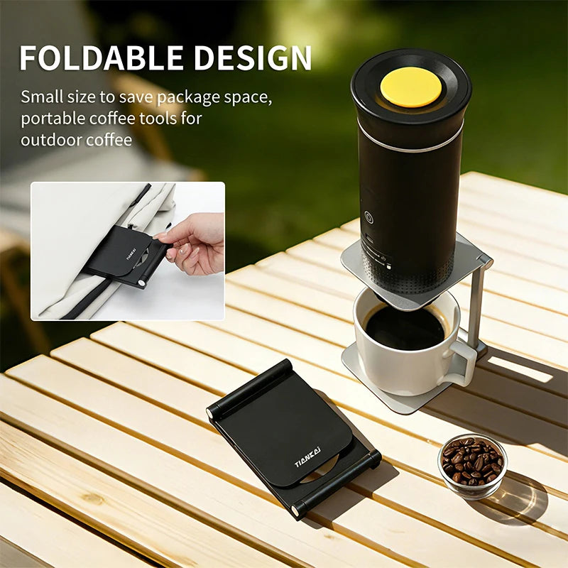 Foldable Aluminium-Alloy Pour-Over Stand / Dripper Holder