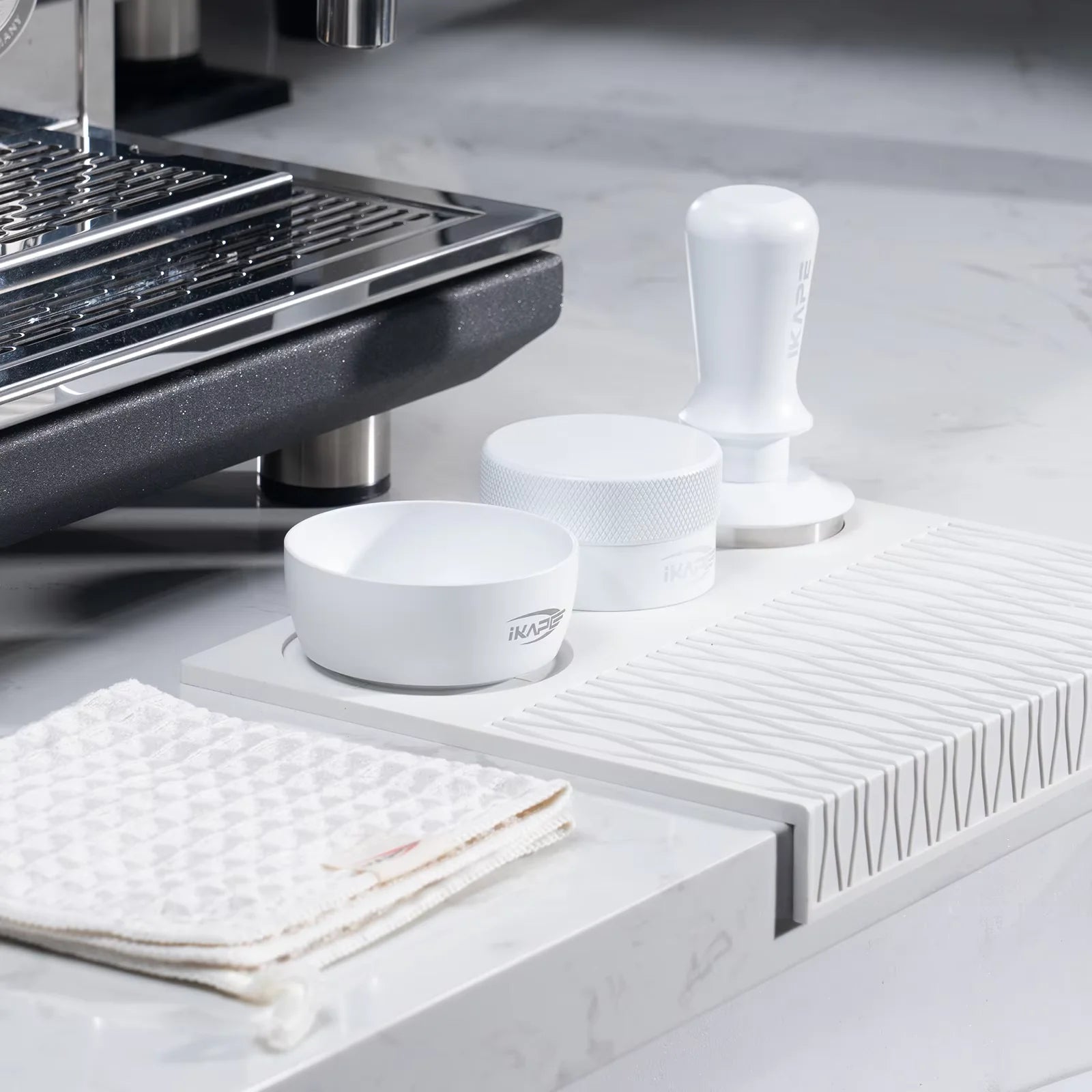 IKAPE 6-in-1 Espresso Accessory Kit, white