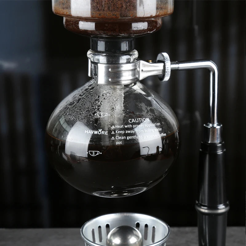 5-Cup Glass Syphon Coffee Maker, tabletop