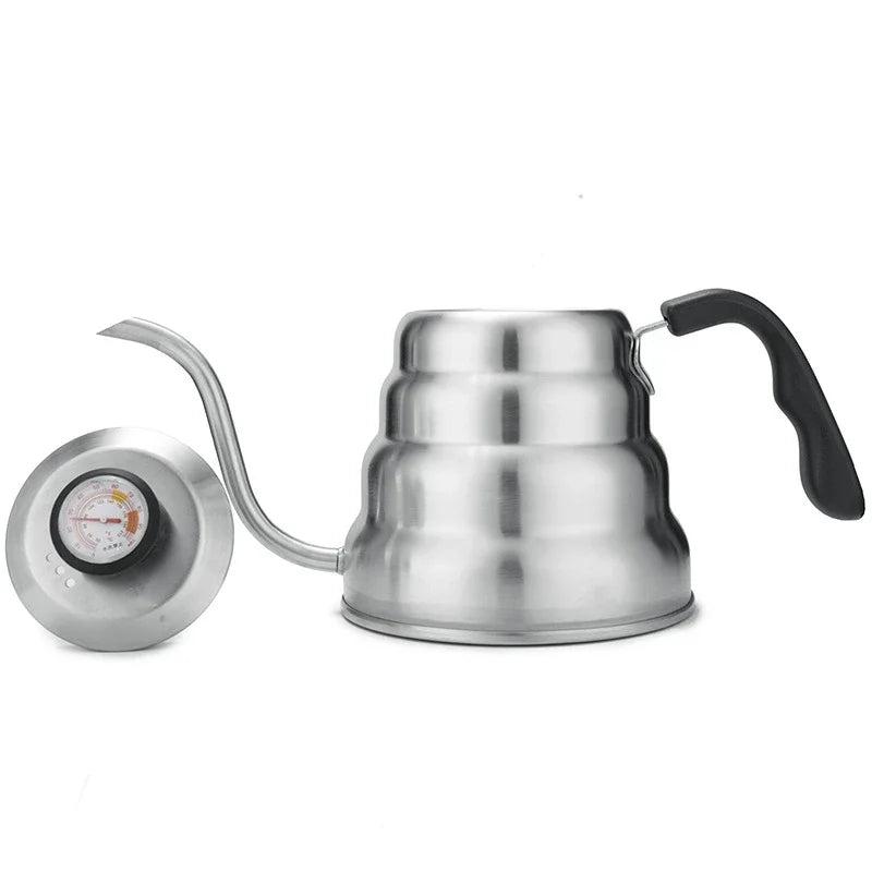 Stainless Steel Pour-Over Kettle 1 L / 1.2 L with thermometer