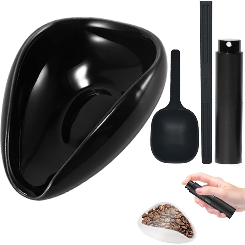 Wooden Bean Dosing Cup + Spray Bottle Set