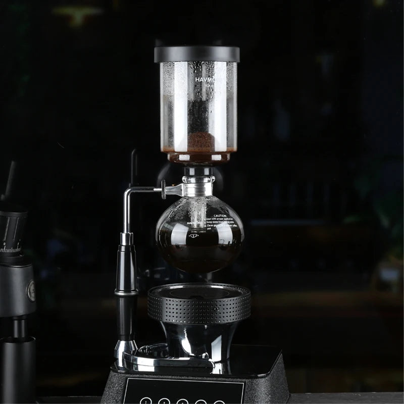 5-Cup Glass Syphon Coffee Maker, tabletop