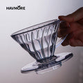 Reusable resin pour-over coffee dripper