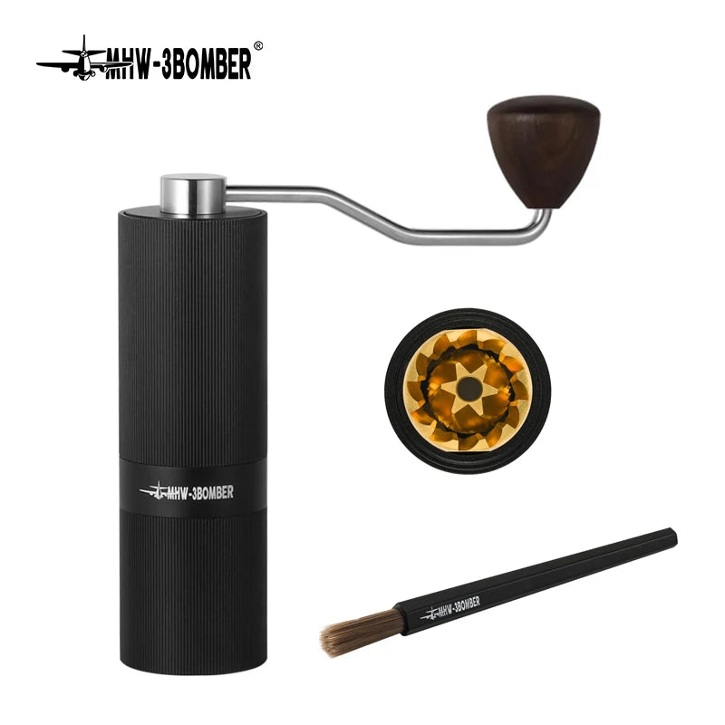MHW-3BOMBER Manual Grinder, 6-angle adjustable, titanium-coated burrs