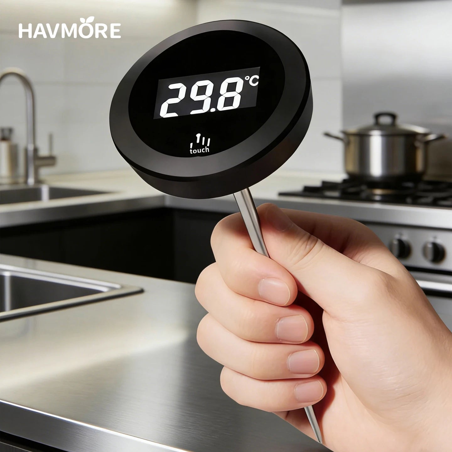 Digital Touch-Screen Waterproof Thermometer