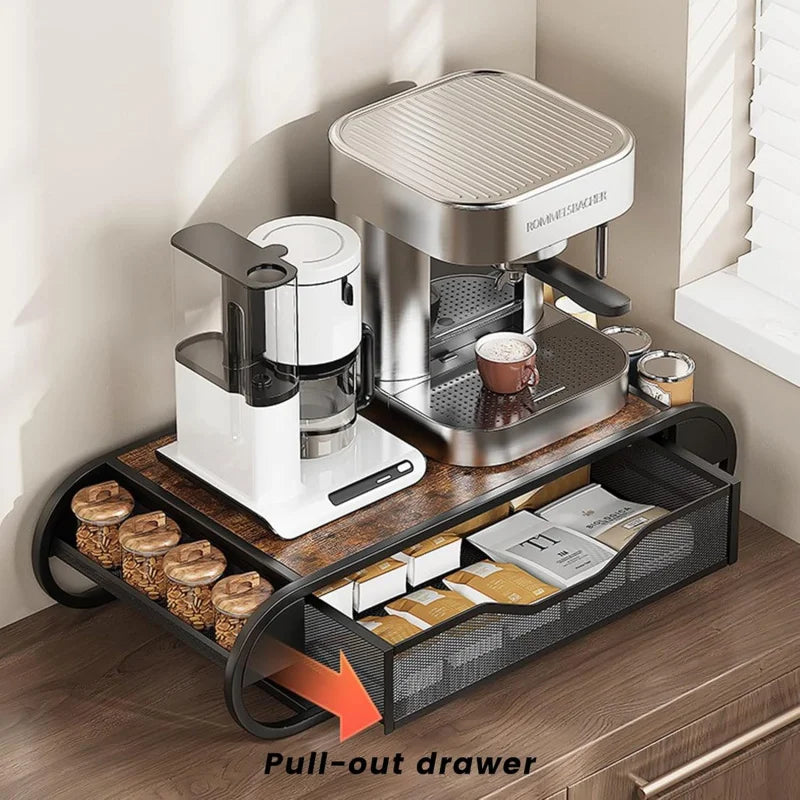 K-Cup Coffee Drawer Holder with Side Baskets