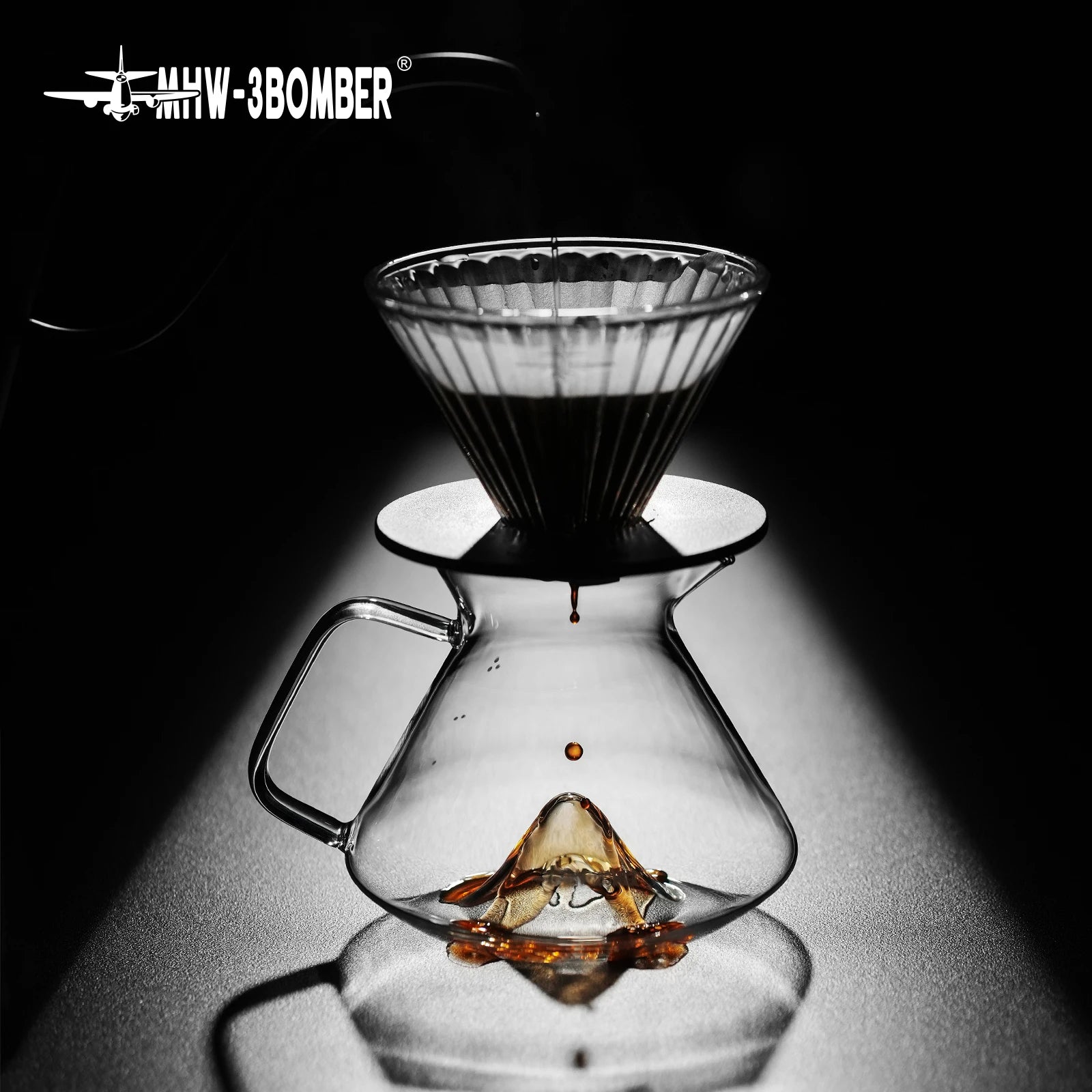 MHW-3BOMBER Pour-Over Glass Server 360/600 ml