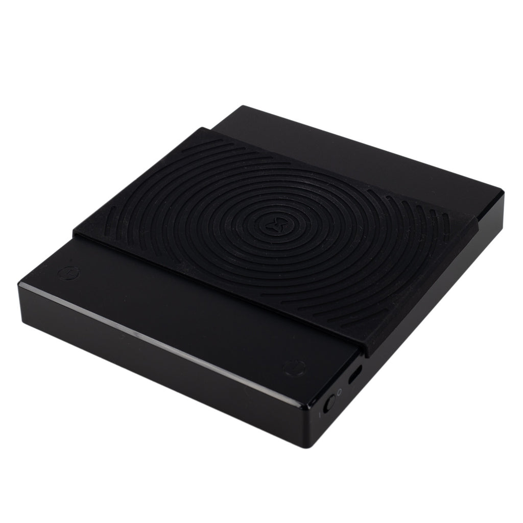 Timemore Black Mirror Basic+ Scale — with brewing mat